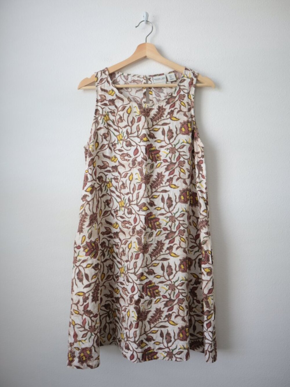 Rachel Zoe Floral Linen Swing Dress | S